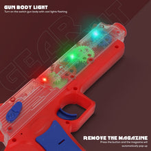 Plastic Gear Simulation Laser Toy Gun – 3D Lights, Music & Rotating (1 Pc, 3+ Years)