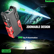 Rechargeable Mini LED Flashlight with Power Bank, 3 Modes (1 Pc)