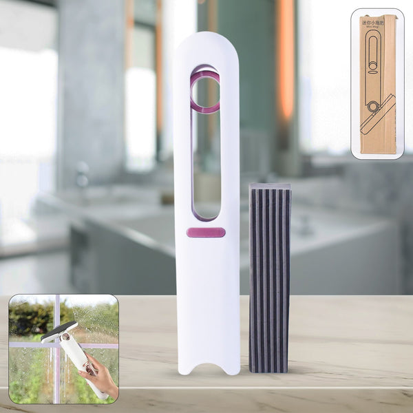 Portable Self-Squeeze Mini Mop – Strong Absorbent Mop for Bathroom & Kitchen